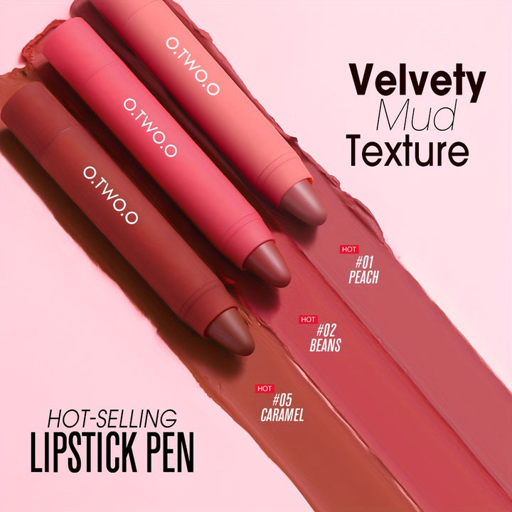 Lipstick Pencil Lip Liner – 6 Colors Velvet Matte, Waterproof, Long-Lasting, Smudge-Proof Lip Pen for Lips Makeup