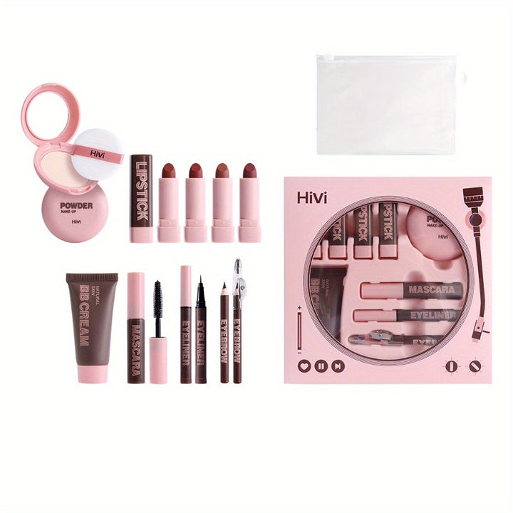 Makeup Kit All-in-one Makeup Gift Set For Women Full Kit, Include Face Setting Powder, BB Cream, Mascara, Eyeliner, Eyebrow Pencil, Lipstick Set, Ideal For Mother's Day Makeup Set - Total Trends Fusion