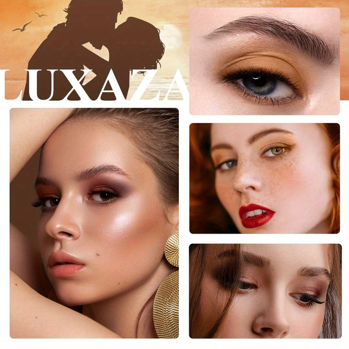 LUXAZA 6 PCS Brown and Neutral Metallic Eyeshadow Stick Sets, All Matte No Shimmer Creamy Pencil Crayon, Eye Brightener Stick, Waterproof Long Lasting Highlighter Makeup Set 1