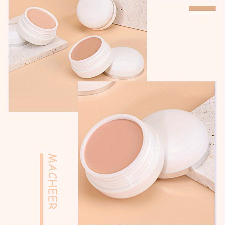 2PCS High Full Coverage Concealer Cream - Long-lasting, Lightweight & Hydrating, Imperfections, Buildable And Blendable Makeup Base, Create A Flawless Makeup Look Contain Plant Squalane