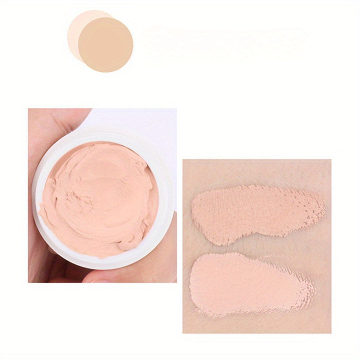 2PCS High Full Coverage Concealer Cream - Long-lasting, Lightweight & Hydrating, Imperfections, Buildable And Blendable Makeup Base, Create A Flawless Makeup Look Contain Plant Squalane