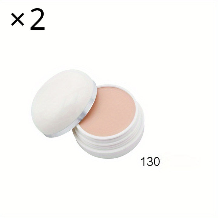 2PCS High Full Coverage Concealer Cream - Long-lasting, Lightweight & Hydrating, Imperfections, Buildable And Blendable Makeup Base, Create A Flawless Makeup Look Contain Plant Squalane - Total Trends Fusion