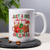 "Just A Girl Who Loves Christmas Mug | Funny 11oz Ceramic Coffee Cup with Festive Design" - Total Trends Fusion