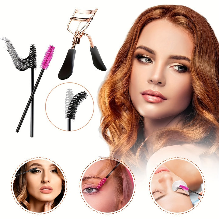 101 Piece Set Of Makeup Tools, Lip Brush, Triangle Powder Puff, Small Octopus Makeup, Egg Wash Brush, Eyelash Clip Set, Etc - Total Trends Fusion