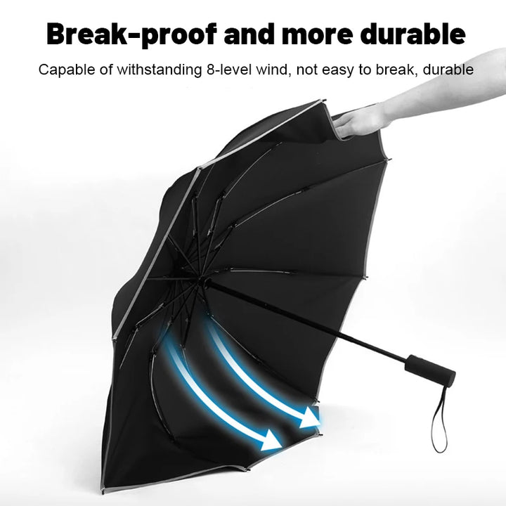 12 Bones Windproof Double Layer Resistant Umbrella Fully Automatic Rain Men Women Luxury Business Male Large Umbrellas Parasol - Total Trends Fusion