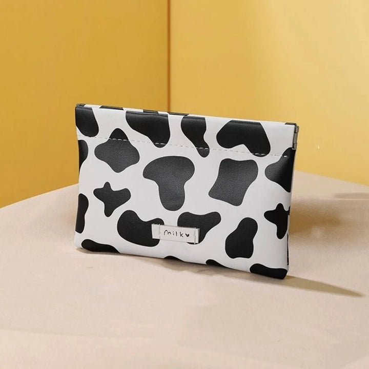 Cow Picture Makeup Bag New High-quality Mini Sanitary Napkin Storage Bag Coin Purse Girls - Total Trends Fusion