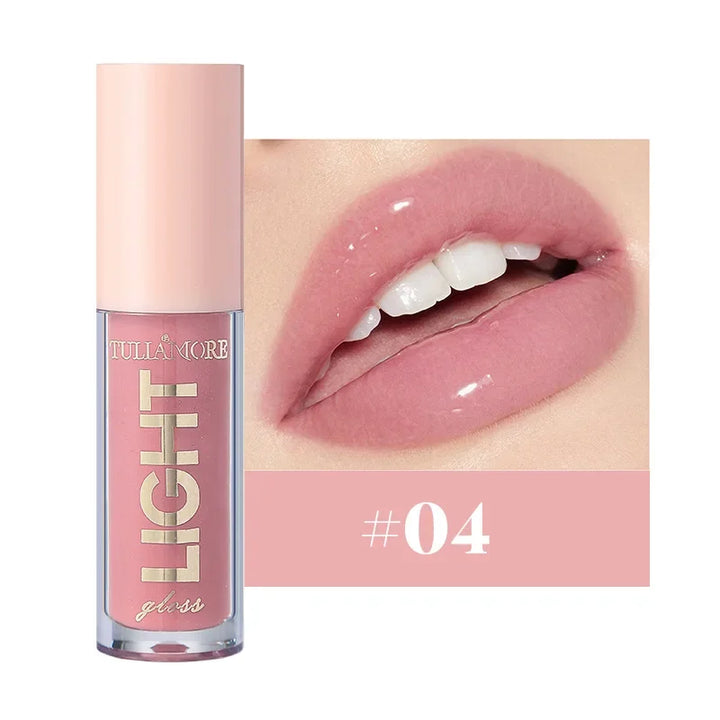 12-Color Lip Gloss Waterproof Long-lasting Moisturizing Lipstick Mirror Nude Lip Gloss Plain Lip Gloss Oil - Total Trends Fusion