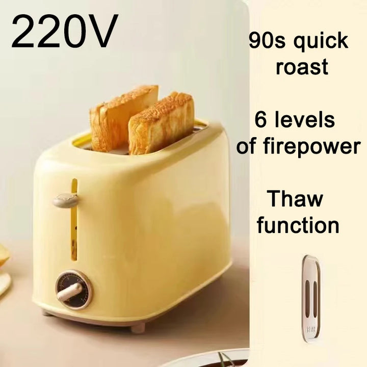 Bread Toaster for sandwiches Waffle maker electric kitchen Double Oven 220V mini Toaster hot air convection for headed bread - Total Trends Fusion