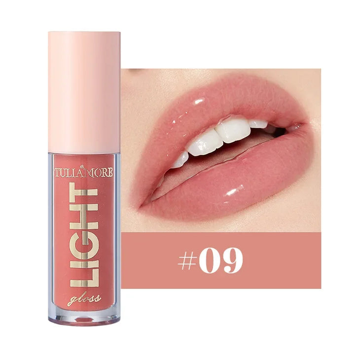 12-Color Lip Gloss Waterproof Long-lasting Moisturizing Lipstick Mirror Nude Lip Gloss Plain Lip Gloss Oil - Total Trends Fusion