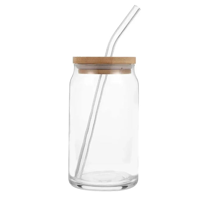 1 Pcs Available Mason Jars Coffee Mug with Straws Lids Iced Coffee Glasses Beverage Juice Cups for Cocktail Whiskey - Total Trends Fusion