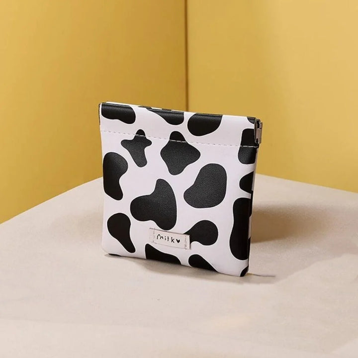 Cow Picture Makeup Bag New High-quality Mini Sanitary Napkin Storage Bag Coin Purse Girls - Total Trends Fusion