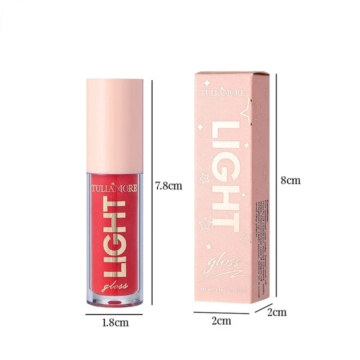 12-Color Lip Gloss Waterproof Long-lasting Moisturizing Lipstick Mirror Nude Lip Gloss Plain Lip Gloss Oil - Total Trends Fusion