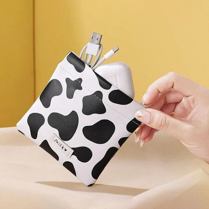 Cow Picture Makeup Bag New High-quality Mini Sanitary Napkin Storage Bag Coin Purse Girls - Total Trends Fusion