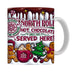 "3D Ceramic Christmas Holiday Mugs | Gingerbread Man Coffee Cups with Handle"