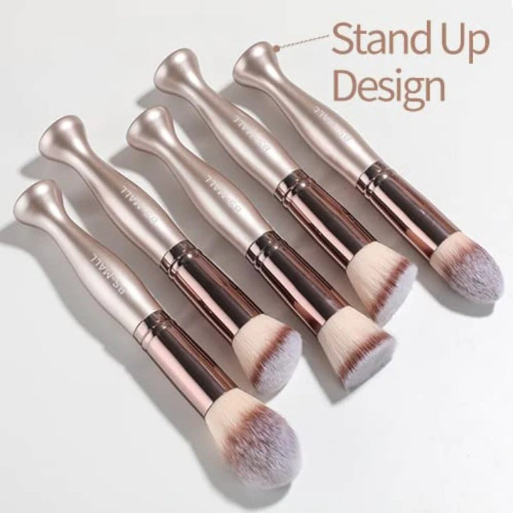 Makeup Brush tool 16-Piece beauty Set 3 makeup sponges cosmetics Stand On-Premium premium synthetic foundation brush set