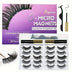 10 Pairs Magnetic Eyelashes Kit - Natural Looking, Reusable, Easy to Wear, No Glue Needed, 3D 5D False Lashes with Latest Six Magnets Technology, Long-Lasting, Water Resistant, and Gentle on Eyes - Total Trends Fusion